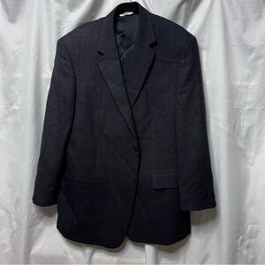 Pronto Uomo Black Sport Coat with Notched Lapels
